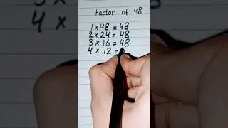factor of 48#math#viral#trending