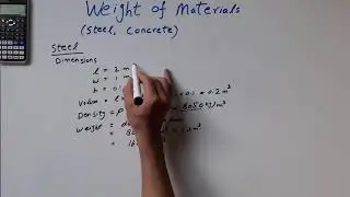 Weight of Steel or Concrete beam