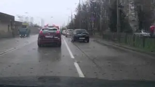 ДТП в городе Краснодар 05.03.14 \ Дрифт на ВАЗ 2106