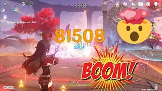 81k Satisfying Damage by Amber | F2P | Genshin Impact 2.2 |