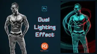 Dual lighting effect photoshop tutorial || photo effects