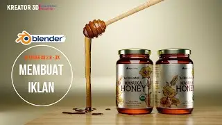 BLENDER 3D 2.8X - 3X TUTORIAL MUDAH MEMBUAT IKLAN