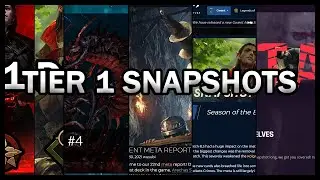 Gwent Meta Snapshot Meta Snapshot #1