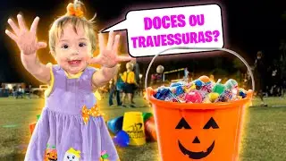 PRIMEIRA FESTA de HALLOWEEN da HAILEY em ORLANDO 2024! Pai Também Vloga