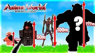 Getting The BIGGEST Units In Anime World Tower Defense!