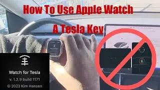 Apple Watch as a Tesla Phone Key