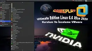 Ultimate Edition Linux 6.6 Xfce 2020 Kurulum Ve İnceleme VMware