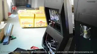 the fighting game machine of the Tekken 7 and Hero of storm from Chris