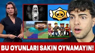 HABERLERE ÇIKAN TEHLİKELİ OYUNLARI OYNADIM ! (Brawl Stars, Minecraft, Roblox, Yandere..)