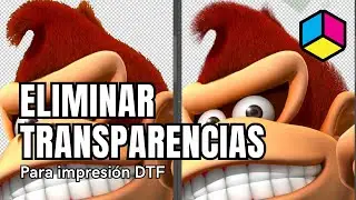 🙈 Como eliminar transparencia de una imagen para impresión DTF