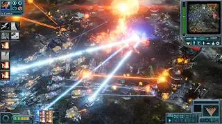 C&C Red Alert 3: Generals Evolution Mod BETA 0.33 - USA Laser 3v3 | Lighting It Up [4K Max Settings]