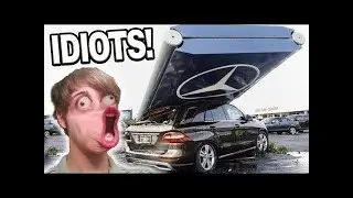 Idiot Mercedes driver, that don´t know how to drive