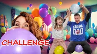 Aurora e papà SCOPPIANO i PALLONCINI CON IL SEDERE CHALLENGE !