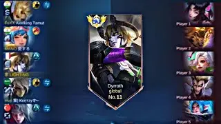 WE PLAY RANK WITHOUT TANK AND MAGE BUT STILL WON  🤯🤯 ||DYRROTH SOLO RANK GAMEPLAY||