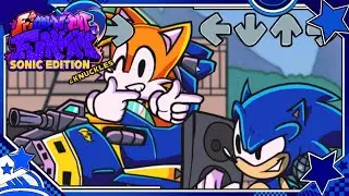 ✪ Sonic in Friday Night Funkin' - Modern Sonic Learns with Modern Tails ✪