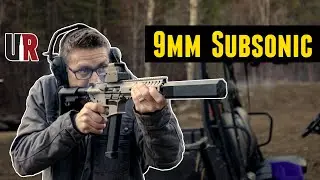 Subsonic 9mm with Berry’s 147gr Plated Bullets (CMMG Banshee + Glock 17)