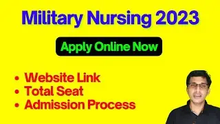 Military Nursing Application 2023, Military BSc Nursing admission 2023, Military Nursing 2023 Kerala