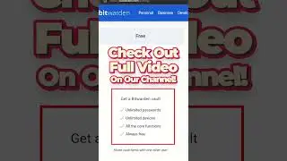 Bitwarden Password Manager: Advanced Security with Free Trial 