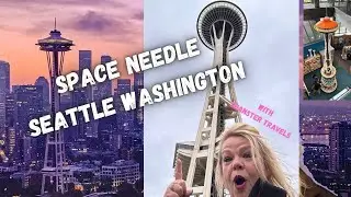 Check out the Seattle Skyline on top of the Amazing Space Needle!!!