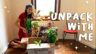 ARRANGING PLANTS IN MY NEW APARTMENT | Unpacking Vlog + Plant Updates Post Move 📦