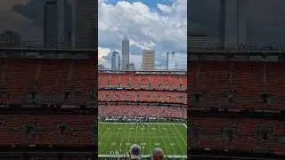 The BEST view in the NFL! 🏈 #football #cleveland #skyscraper #usa #nfl