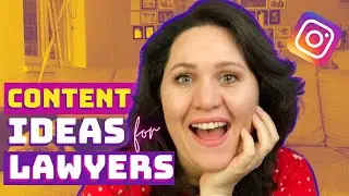 Social Media Marketing for LAWYERS: Instagram CONTENT strategy