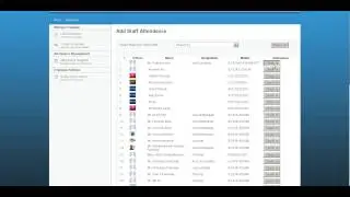 How to Add Staff  and Staff Activities
