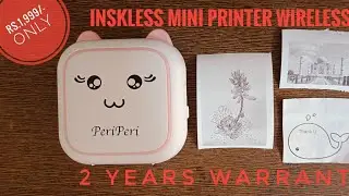 Unboxing Inkless Mini Home Printer with 2 Years warranty