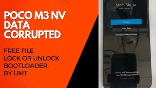 Poco M3 nv data currupted , Free file