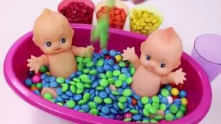 Cartoons for Kids Learn Colors Twin Baby Doll Bath Time Potty Training With Nursery Rhymes Finger