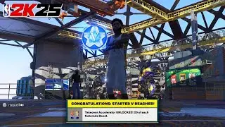 HITTING STARTER 5 (FULL LIVE STREAM) UNLOCKING *NEW* TAKEOVER BOOSTER & MORE REWARDS NBA 2K25!