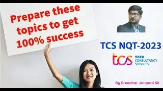 TCS NQT 2023 | Important Topics To Be Prepared |
