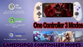 Different Play Modes On The Gamesir G8 Galileo Controller.