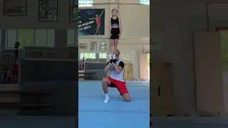 Тренировка с Катей в Волжском #чирлидинг #черлидинг #cheerleading #чирспорт