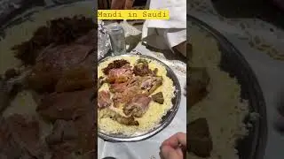 Eating Mandi with Saudi in Saudi Arabia 