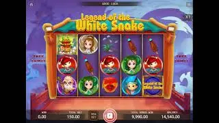 Legend of the White Snake - 25 Free Spins and Win 11000$