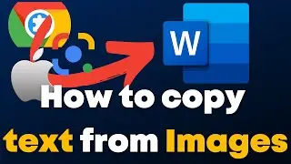 How to copy text from Images
