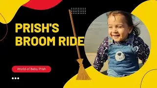 Broom Ride😂😂 #harrypotter #funnybabyvideo