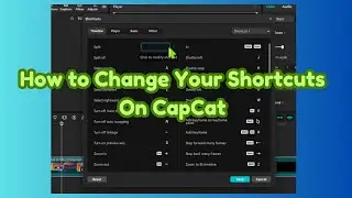How to Change your Shortcuts on CapCut | AquaTechFantasy