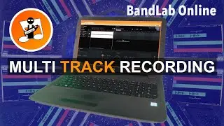 How to multi track record in Bandlab (pc online version)