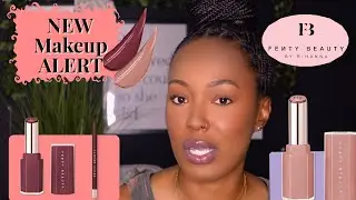 Trying out Fenty Beauty's NEW Trace'd Out Lip Liner and It Is Fussy Gloss Bomb Stix!
