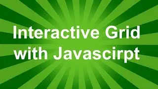 Oracle APEX - Interactive Grid with JavaScript