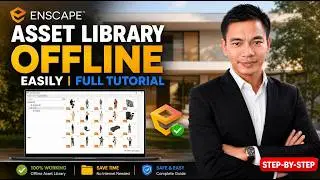 HOW TO INSTALL OFFLINE ASSET LIBRARY ENSCAPE 3.5 ...!!!