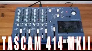Tascam 414 Tape Cassette Portastudio mkII 4 track recorder DETAILED