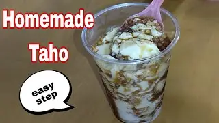 Homemade Taho easy step recipe @cookingalazen