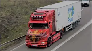 TRUCKSPOTTING #9 | V8 Open Pipe, Scania Torpedo, Transrapid, Van de Velde, Geiss J.P and more