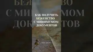 Как получить БЕЖЕНСТВО с МИНИМУМОМ ДОКУМЕНТОВ?!