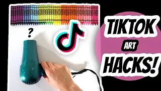 Testing Viral TIKTOK ART HACKS