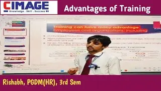 Advantages of Training, By- Rishabh, PGDM(HR), 3rd Sem