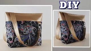 DIY / Шью разделительный карман на молнии, в сумку